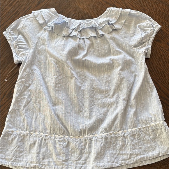 Vintage Anthropologie Lithe Blue Peter Rabbit blouse size 4 (Small) NWOT - Picture 7 of 9